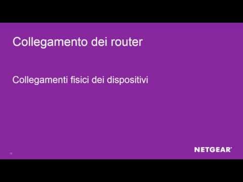 Guida - Come collegare un router NETGEAR al modem fornito dal proprio operatore