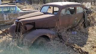Abandoned Farmstead: 80 years of Chevrolet, Dodge, Plymouth & Ford Trucks, tractors + refrigerators!
