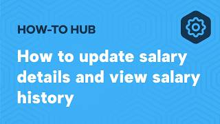 How to update salary details and view salary history
