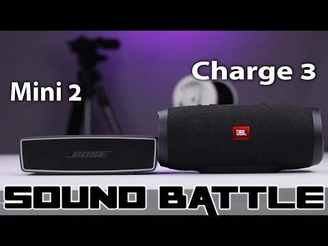 SoundLink Mini 2 vs JBL Charge 3  Sound Battle -The real sound comparison  Binaural Recording 