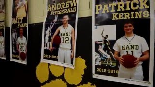 Hand Basketball Senior Night