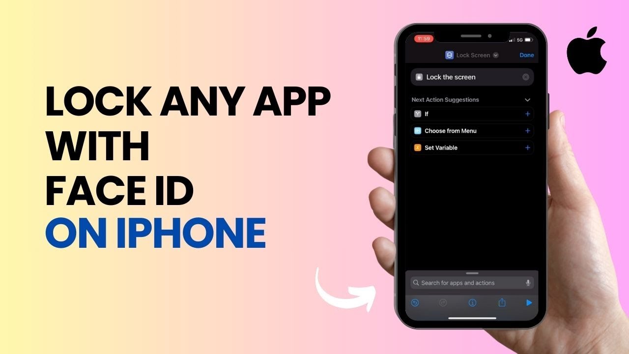 How To Lock Any Apps With Face ID on iPhone iOS - YouTube