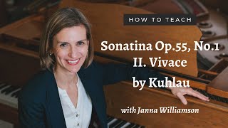 How To Teach Kuhlau Sonatina in C Major Op.55, No.1 - II. Vivace