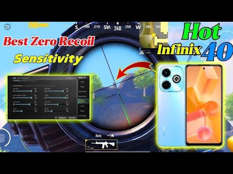 Infinix Hot 40 PUBG mobile sensitivity settings | PUBG mobile graphics settings /BGMI &PUBG