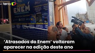 Enem 2025: Gates closing prompts a rush of students with a collective countdown in São Paulo.