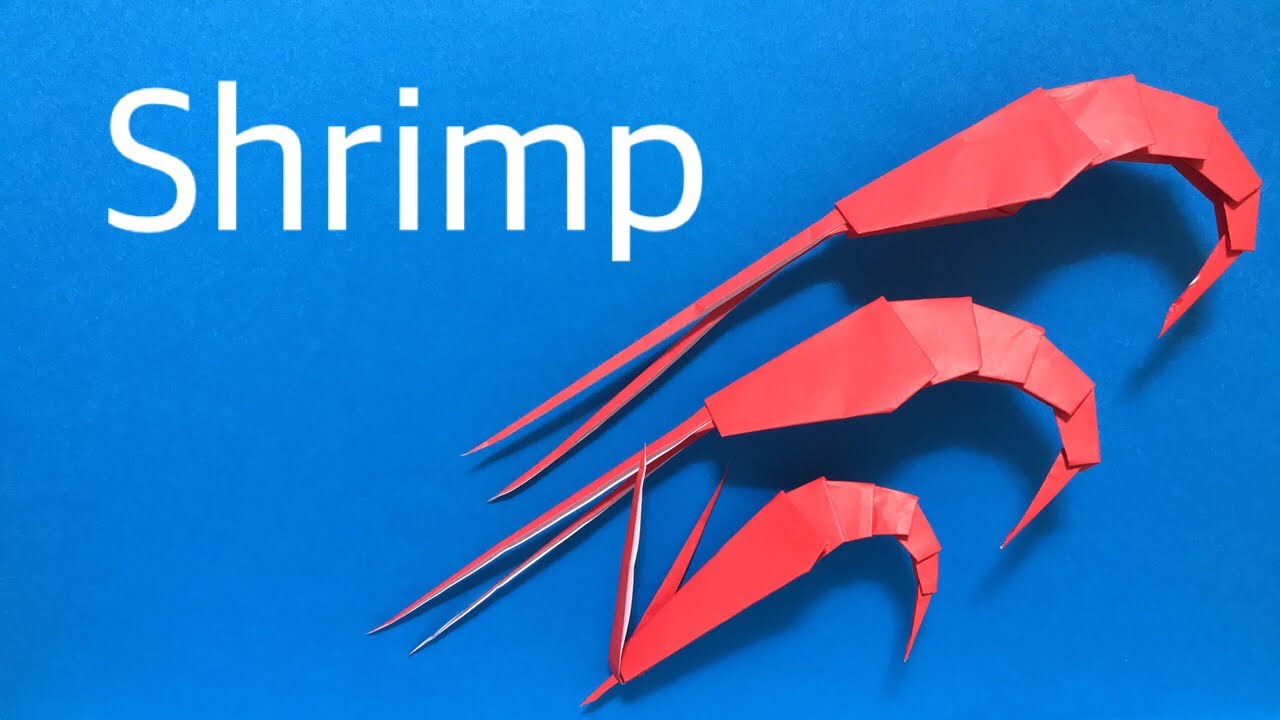 お正月の折り紙 簡単な エビ 海の生き物 Easy Origami How To Make Easy Shrimp Youtube