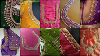 Latest Maggam work blouse designs/Aari work blouse design ideas 2023 screenshot 5