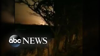 Video shows moment missile apparently strikes passenger jet l ABC News