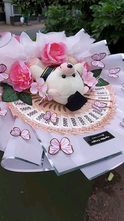 rekomendasi buket isi boneka mix uang pecahan 5000 emisi baru #shorts