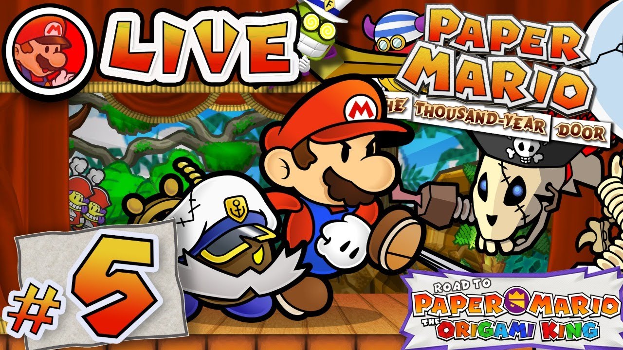 [🔴 LIVE] Paper Mario The ThousandYear Door [PART 5] Road to ORIGAMI