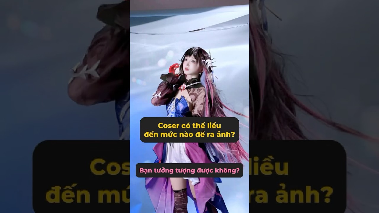 Dân 2D vì tái hiện cosplay có thể liều tới mức nào!? #meowcosplay #shorts