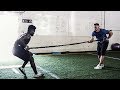 Change of Direction and Upper Body Off-Season Workout | Overtime Athletes