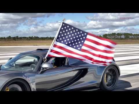 Видео: Hennessey Venom GT: новый самый быстрый автомобиль в мире