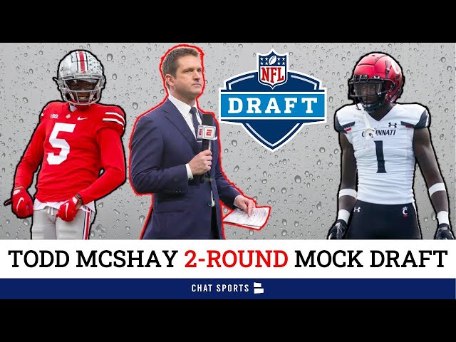 Todd McShay 2-Round 2022 NFL Mock Draft With Trades - Reacting To His  Latest Projections For ESPN 