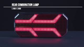 L1885/L1886 Rear combination lamp, 7 functions, neon effect, dynamic indicator