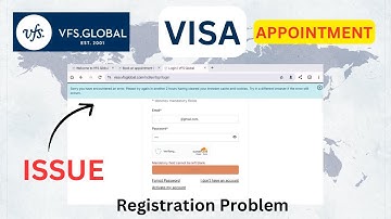 Vfs Global Visa appointment Problem Try after 2 hours clear your browser cache and cookies