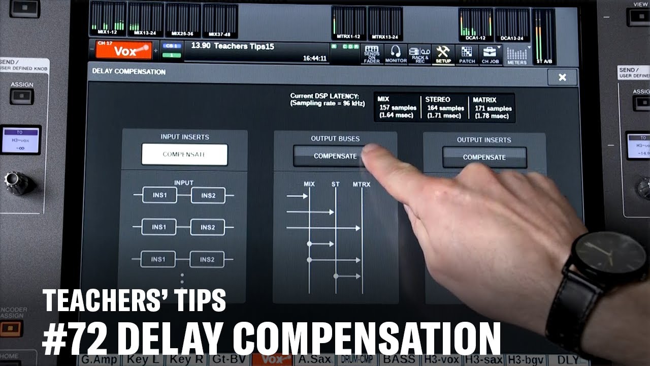 Teachers’ Tips #72 Delay Compensation (RIVAGE PM)