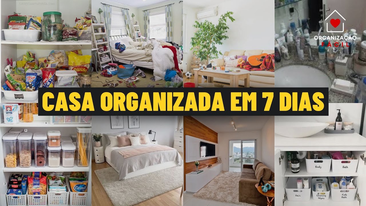 50 DICAS PARA ORGANIZAR A CASA EM 1 SEMANA/ CASA ORGANIZADA