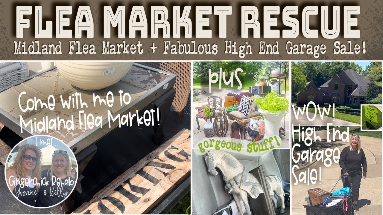 COME SHOP WITH ME AT THE MIDLAND FLEA MARKET AND A ...