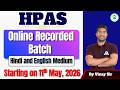 HPAS 2027 Online/ Recorded Course Starting from 11th May 2026 | CivilsTap Himachal