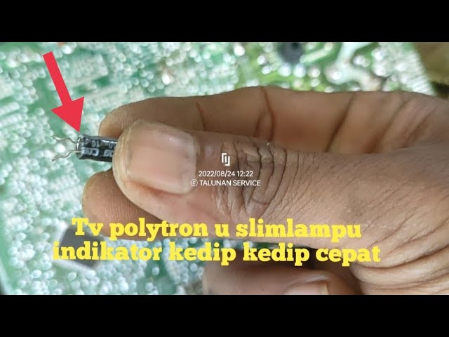 perbaikan tv polytron u slim lampu indikator kedip kedip cepat class=