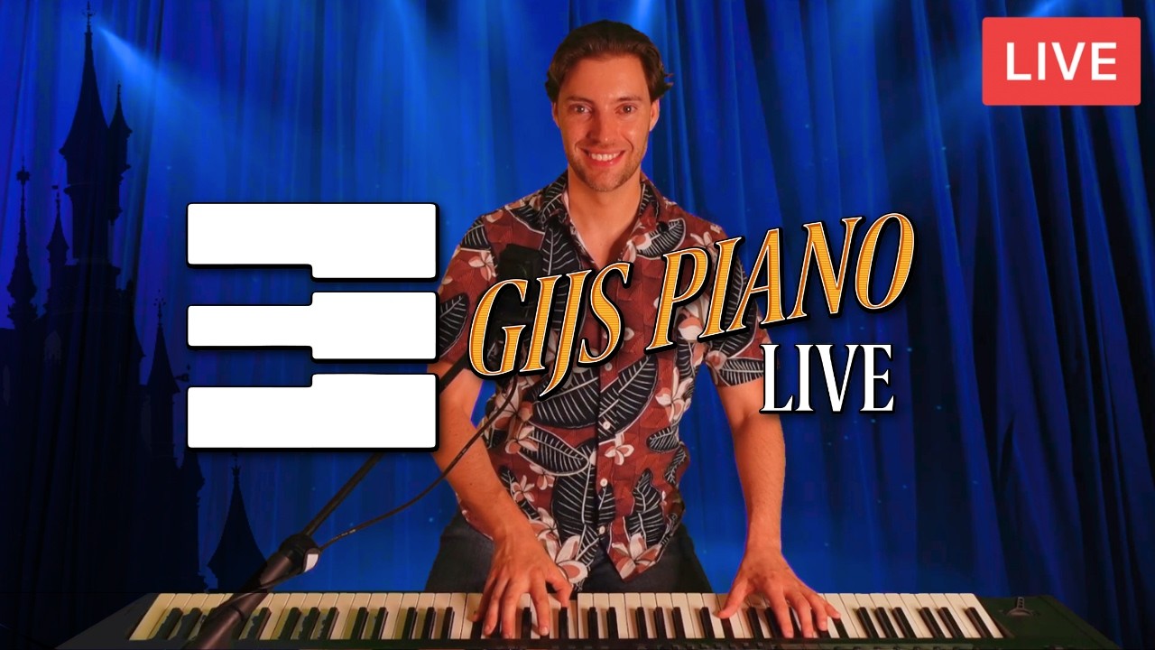 🔴LIVE: Gijs Piano LIVE – Episode 284 | Live Piano Request Show (Disney, Film Music, Pop & More!)