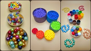 Satisfying Bead Reverse, Xylophone Magic, Sorting Balls, ASMR Bead Tower, Marble Run Relaxation