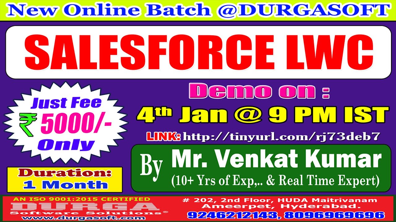 SALESFORCE LWC Online Training @ DURGASOFT - YouTube
