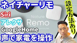 【Nature Remo】アプリの設定方法を1から解説！アレクサ、Google Home、Siriと連携