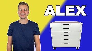 ALEX Drawer Unit on Casters IKEA Tutorial