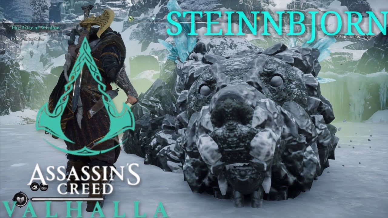 STEINNBJORN AC VALHALLA - STEINNBJORN BOSS FIGHT - HOW TO KILL STEINNBJORN