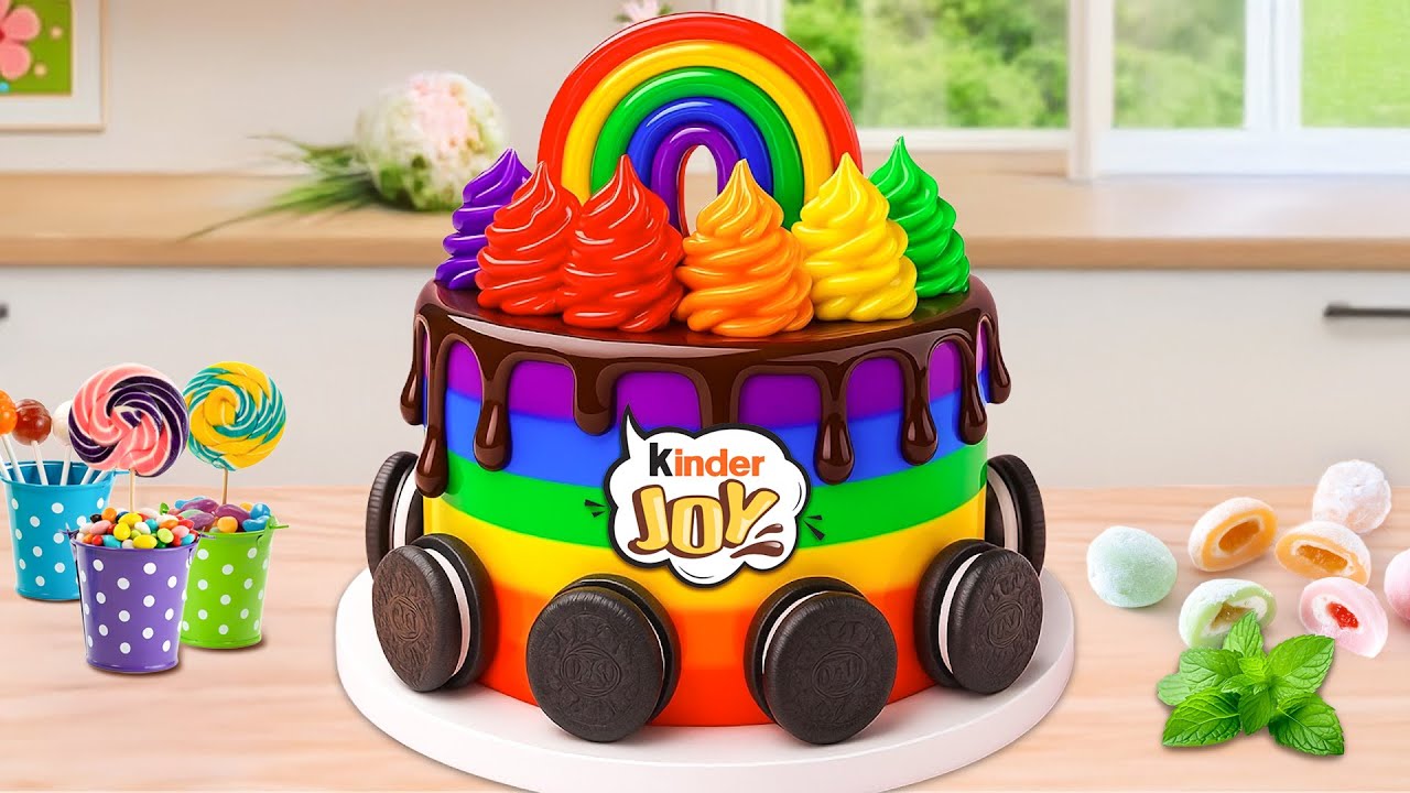 🔴 Live: Oreo Rainbow Cake Magic 🌈🍪 | Cute Mini Dessert Decorating ...
