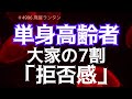 #4996 大家の7割「拒否感」単身高齢者の部屋探し。住まい確保へ新制度。懸念は孤独死、残置物、滞納…       2025.10.16.