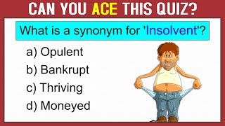 SYNONYMS REVISION TEST: Can You Ace This English Vocabulary Quiz? #challenge screenshot 3