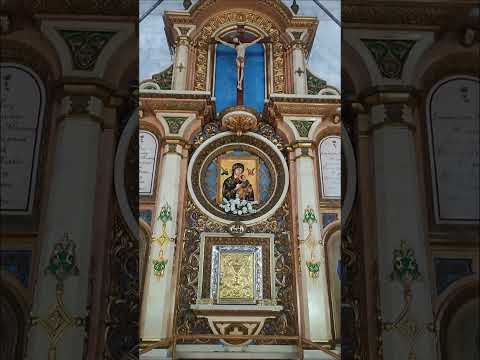 Our Mother of Perpetual Help Altarpiece. At OMPH Parish, Springville, Bacoor City. 💜🙏