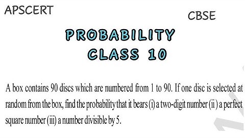 PROBABILITY/ CLASS 10/ EXERCISE 13.2 QUESTION 10 APSCERT/ EXERCISE 15.1 QUESTION 18 CBSE #jaheersir