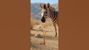 जेब्रा और संतरे का पेड़। 🥺 #shorts #ai #shorts #savetrees