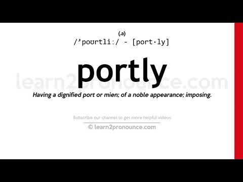 Video: Portly üçün cümlə nədir?