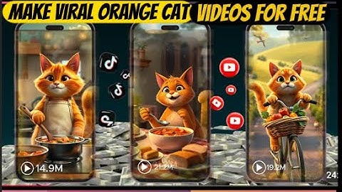 Create Viral Orange Cat Videos Using Free Aİ Tools.