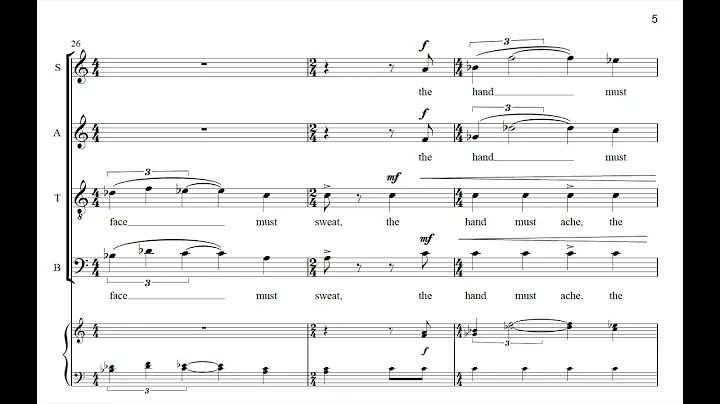 Whatever Is Foreseen In Joy - SATB Choir (Andrew M...