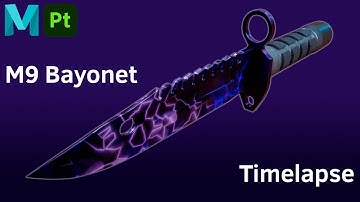 Knife - M9 Bayonet - Maya & Substance Painter