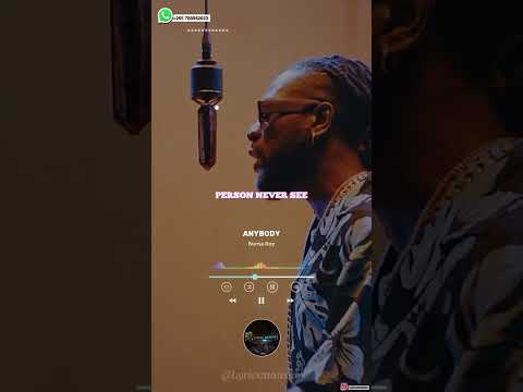 Anybody - Burna