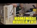 Building a router lift  141