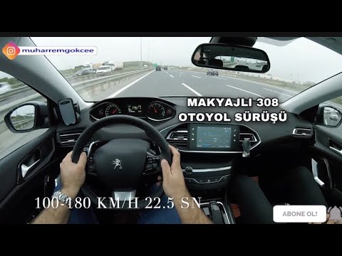 Peugeot 308 1.2 Turbo 130 EAT8 | Performans Testi | POV Sürüş