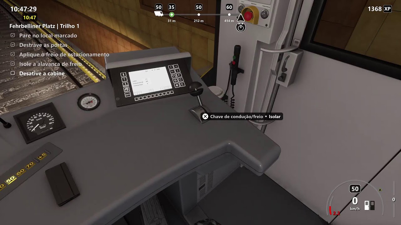 Subway Sim 2 PS5 Mapa Berlim Modo Carreira Parte 34