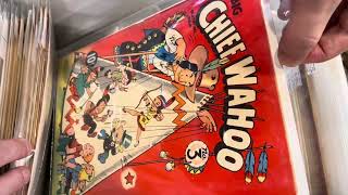 Digging Through Long Boxes of Golden Age Comics at the Comic Con