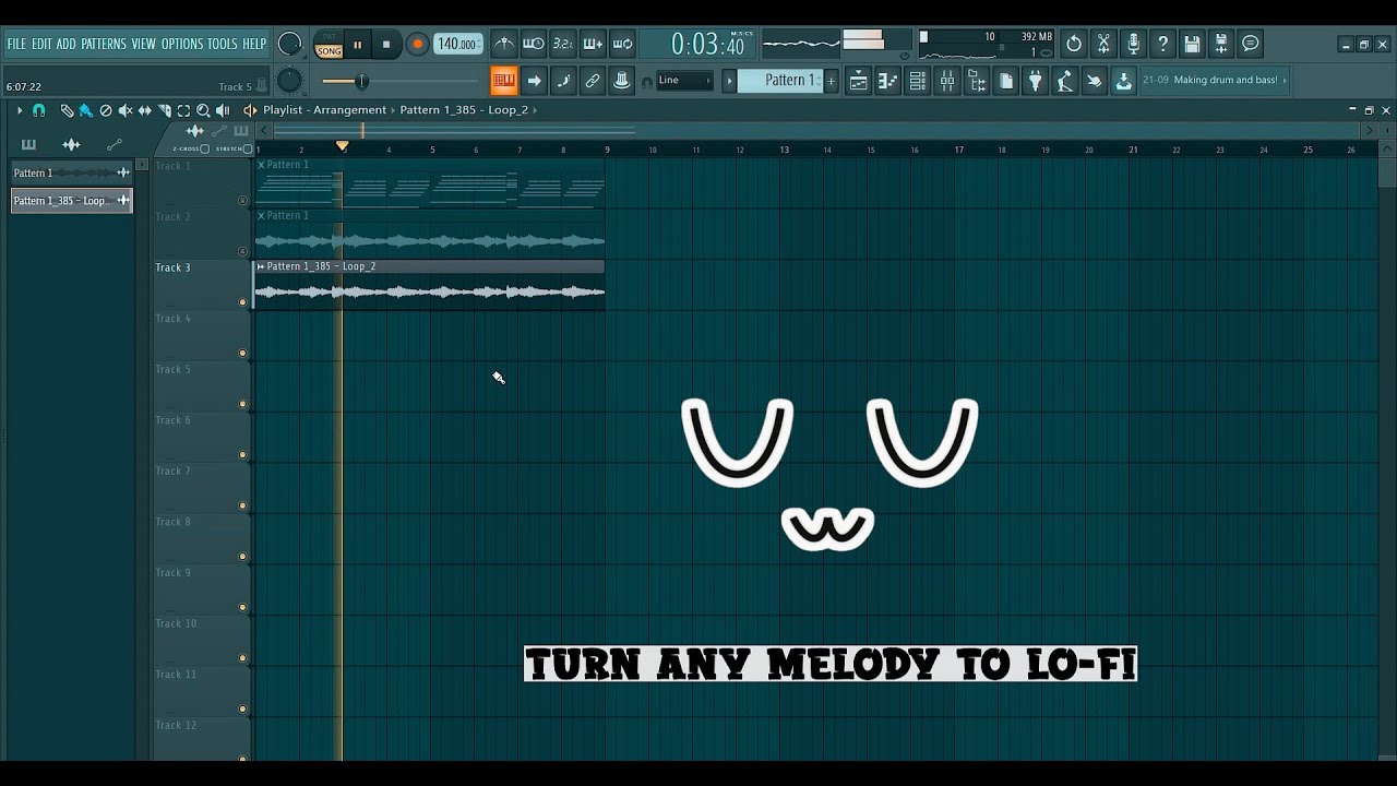 Turn any melody to Lo Fi!! 