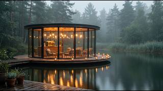Floating Cafe Jazz | Smooth Lakeside Jazz at Dawn with Soft Piano for Focus, Work and Slow Mornings screenshot 3