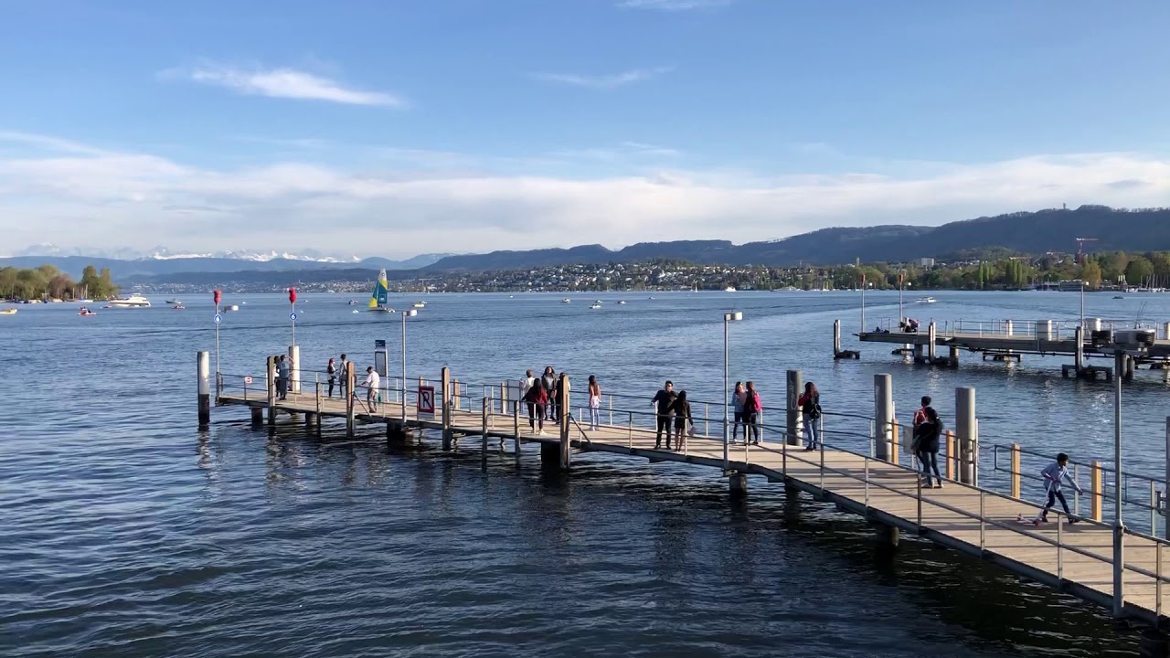 Lago Zúrich, vista desde Bürkliplatz YouTube