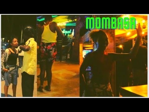 soft spot! Inside African Night clubs! Girl dance with girl...Mombasa Kenya.